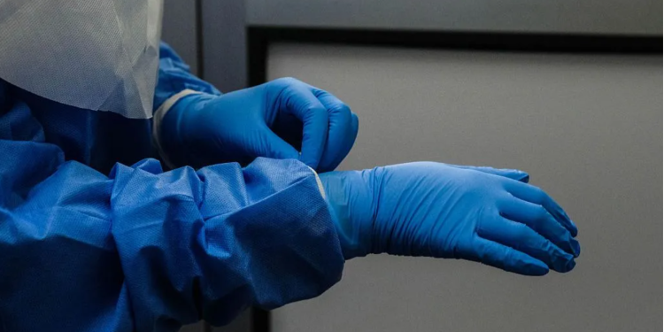 Healthcare workers are at high risk of contracting Ebola