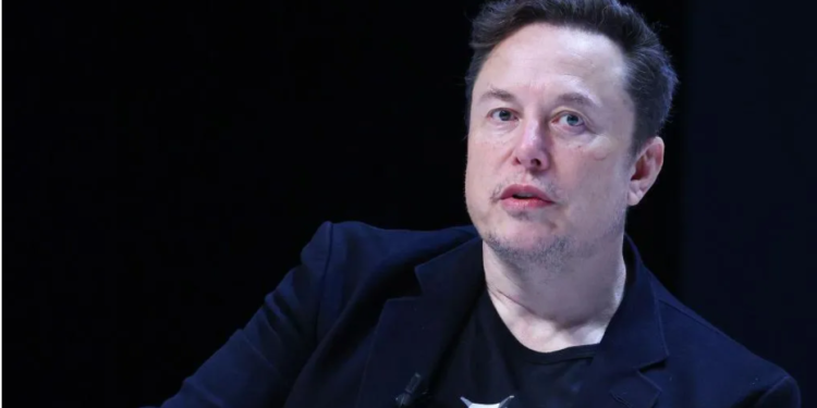 Elon Musk during the Cannes Lions International Festival Of Creativity 2024.