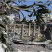 A piece of metal lies at of Al‑Bass Roman ruins, a UNESCO World Heritage site hit by an Israeli airstrike in Tyre, southern Lebanon June 25, 2026. REUTERS/Zohra Bensemra Purchase Licensing Rights