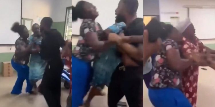 A relative of a patient allegedly assaults a midwife at the Tema Community 22 Polyclinic.