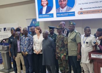 University of Ghana's Political Science Department staff with participants