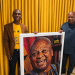 Managing Director of UMB, Dr. Philip Oti-Mensah with the President of Ghana, His Excellency John Dramani Mahama