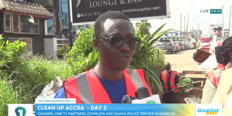 Greater Accra Regional Manager of Zoomlion Ghana Limited, Ricky Anokye Frimpong