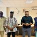 Astroturf Ghana Limited management with officials of National Sports Authority