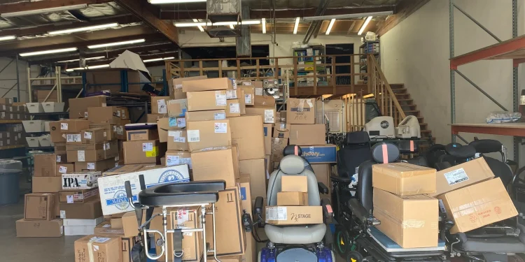 File Photo of donated medical equipment