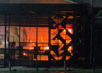 Fire scene