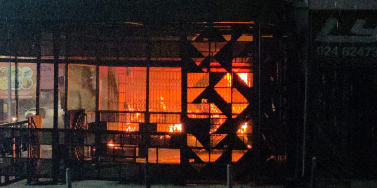 Fire scene
