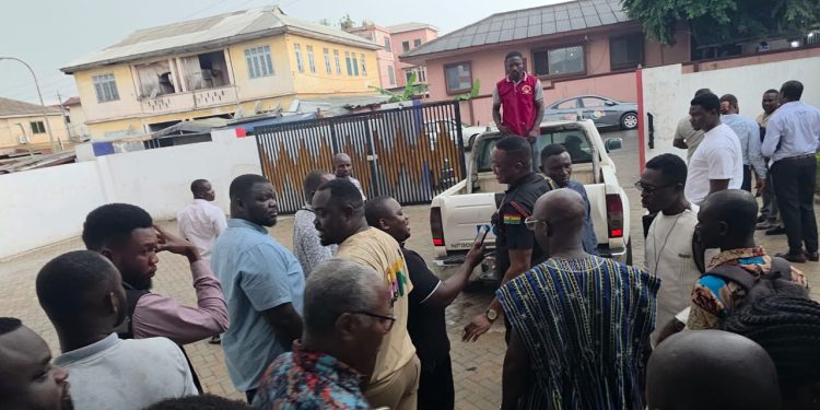 Supporters of the New Patriotic Party in the Bantama Constituency