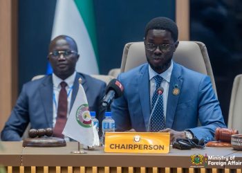 Senegalese President Bassirou Diomaye Diakhar Faye