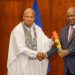 President John Dramani Mahama (right) and Foreign Affairs Minister Samuel Okudzeto Ablakwa (left)