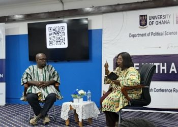 Former Chief of Staff Frema Osei-Opare [right]