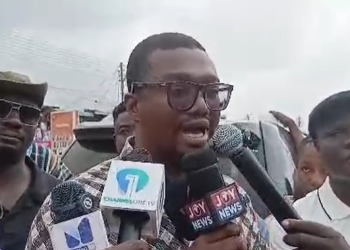Environmental Health Officer for Dome-Kwabenya, Ing. Charles Asabreh Ampomah