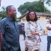Ghana Medical Trust Fund Administrator Adjoa Obuobia Darko-Opoku and KGL Group Chief Executive Officer Alex Apau Dadey at the inspection site at Ridge Hospital
