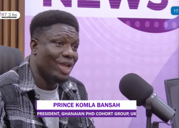 President of the PhD Cohort in the UK Prince Komla Bansah