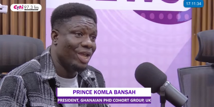 President of the PhD Cohort in the UK Prince Komla Bansah