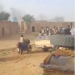 Militants ride in vehicles after chant "God is Great" in Anefis, Mali, as gunshots ring out Anefis, Mali, July 4, 2026 in this screengrab taken from a social media video. SOCIAL MEDIA/via REUTERS Purchase Licensing Rights
