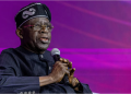 Nigeria's president Bola Tinubu attends a panel discussion during the Africa CEO forum under the theme “The Scale Imperative: Why Africa Must Embrace Shared Ownership,” at the Kigali Convention Centre in Kigali, Rwanda, May 14, 2026. REUTERS/Jean Bizimana Purchase Licensing Rights
