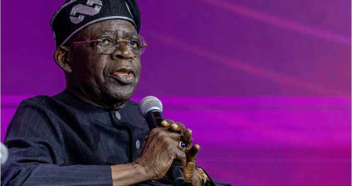 Nigeria's president Bola Tinubu attends a panel discussion during the Africa CEO forum under the theme “The Scale Imperative: Why Africa Must Embrace Shared Ownership,” at the Kigali Convention Centre in Kigali, Rwanda, May 14, 2026. REUTERS/Jean Bizimana Purchase Licensing Rights