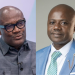 President of the Ghana Union of Traders’ Association (GUTA), Clement Boateng(left) Professor George Agyei
Director General Ghana Standards Authority (right)