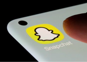 Snapchat app is seen on a smartphone in this illustration taken, July 13, 2021. REUTERS/Dado Ruvic/Illustration Purchase Licensing Rights