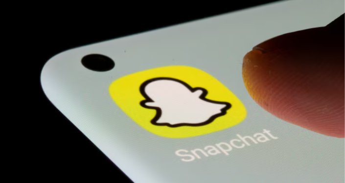 Snapchat app is seen on a smartphone in this illustration taken, July 13, 2021. REUTERS/Dado Ruvic/Illustration Purchase Licensing Rights