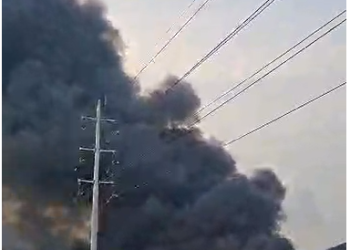 Fire scene