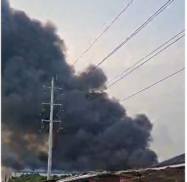 Fire scene