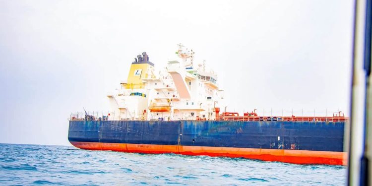 Barrels of Jubilee crude received by TOR