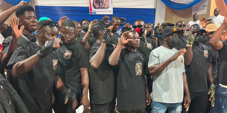 Some members of the Lions of NPP security group