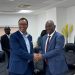 GHIB Chief Executive Officer, Ian Greenstreet(left), GEXIM Chief Executive Officer, Sylvester Mensah,(right)