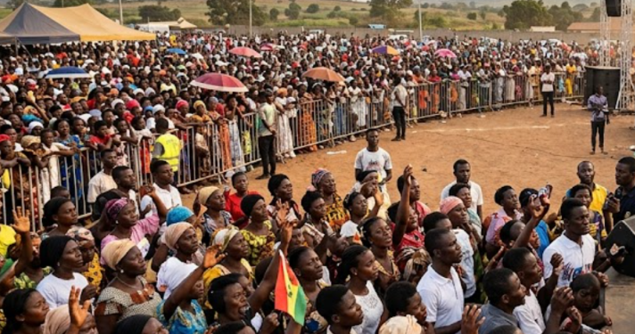 Congregants at a crusade