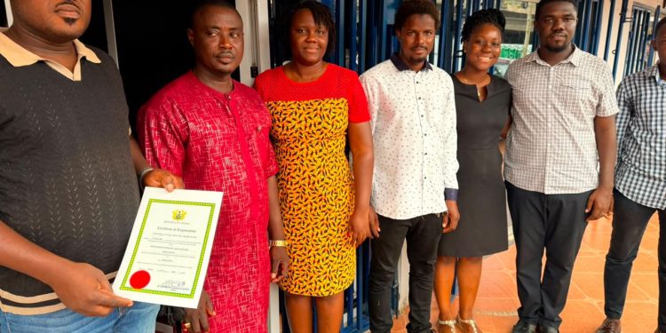 Officials of Danpa Adanfo Co-operative Block Producers’ Society Limited
