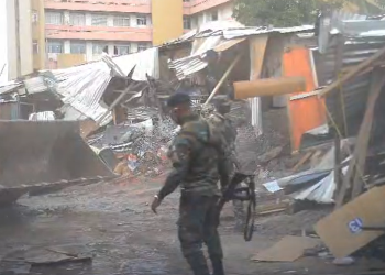 Structures Behind COCOBOD Building at Adum Demolished