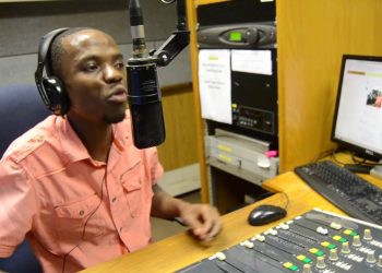 Saziso Dlamini, a journalist with Radio Khwezi in South Africa