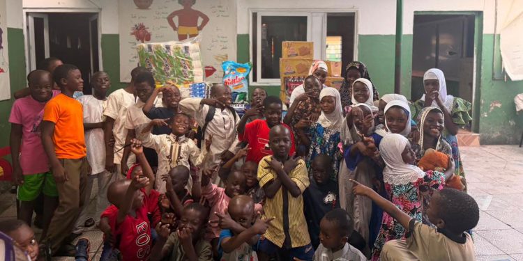 Some of the children at the Rahma Orphanage